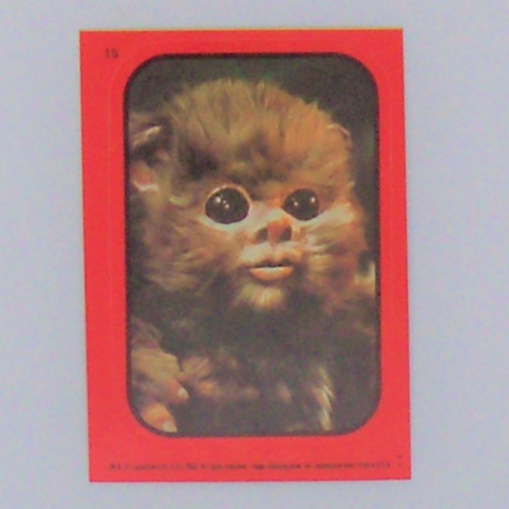 8 Topps 1983 Star Wars Return of The Jedi Stickers - Picture 10 of 12